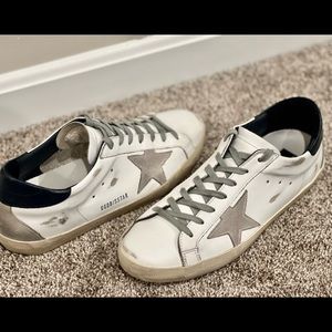 Men’s Golden Goose Super-Star Leather Sneakers